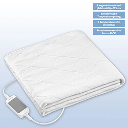 Chauffe-matelas électrique 70x150cm Housse de matelas thermique 3 Niveaux, 60, Blanc, Proficare, WUB 3060 pas cher