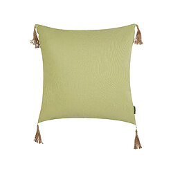 Beliani Coussin CHMISTAR 45 x 45 cm Unicolore Vert olive