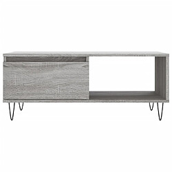 Acheter vidaXL Table basse Sonoma gris 90x50x36,5 cm Bois d'ingénierie