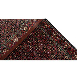 Avis Vidal Tapis de couloir en laine 395x85 rouge Bidjar