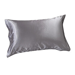 2pc Mulberrry Taie D'oreiller En Soie King - Taille 19x29inch - Taie D'oreiller Argent pas cher