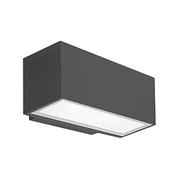 Acheter Leds C4 Applique Led 17,5W Afrodita, aluminium et verre, gris urbain