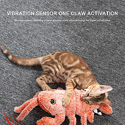 Avis Jouet pour chien homard souple, jouet interactif pour chat homard en peluche de simulation électrique, pour chats d'intérieur, petits chiens