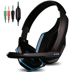 Chrono X1-S Casque de Jeu pour PC PS4 Smartphone Tablet MP4, AFUNTA Casque Gaming Multi Fonctionnel avec Micro