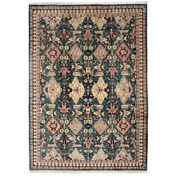 Acheter Vidal Tapis de laine 357x251 vert Tabriz