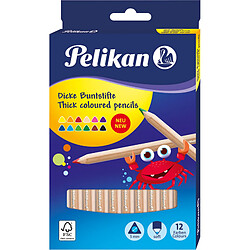 Pelikan Crayons de couleur triangulaires Jumbo, étui en ()