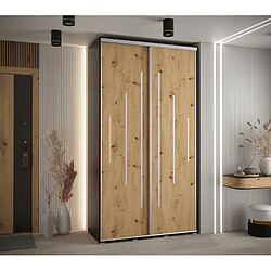 Abiks Meble Armoire Davos 12 À Portes Coulissantes 235,2/130/45 2 Portes