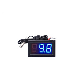 Wewoo Thermomètre 50 ~ 110C LED Compteur de température Détecteur Capteur Sonde 12V Testeur numérique (Rouge)