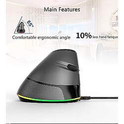 Universal YYH-Vertical ergonomic souris câblée de souris programmables (rose) pas cher