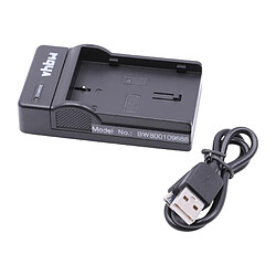 vhbw Chargeur USB de batterie compatible avec Pentax D-Li90 batterie appareil photo digital, DSLR, action cam