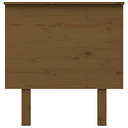 Avis Maison Chic Tête de lit scandinave,Meuble de chambre Marron miel 79x6x82,5 cm Bois massif de pin -MN76561