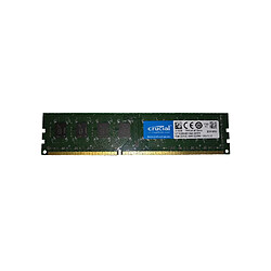 Avis 8Go RAM Crucial CT102464BD186B.M16FP PC3L-14900U DIMM DDR3 1866Mhz 1.35v CL13 · Occasion