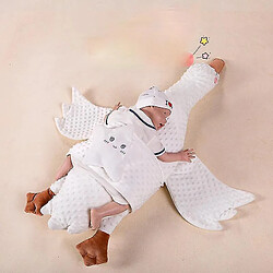 Universal 3D White Goose apaisant Plux Oreiller Hand Puppet Toy Cartoon Mignon Plux bébé | Planchers Planchers