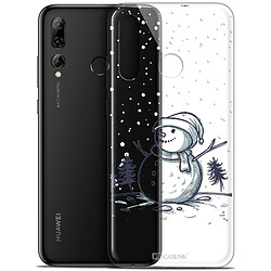 Caseink Coque Pour Huawei P Smart+ / Plus 2019 (6.2 ) [Gel HD Collection Noël 2017 Design Bonhomme de Neige - Souple - Ultra Fin - Imprimé en France]