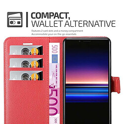 Acheter Cadorabo Coque Sony Xperia 1 / Xperia XZ4 Etui en Rouge