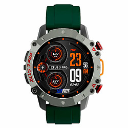 LOKMAT ZEUS 3 PRO Bracelet intelligent,montre sport,verre BOE 1,39 pouces, écran tactile complet IPS, étanche IP67, suivi santé sportive, surveillance l'oxygène dans sang/sommeil/fréquence cardiaque/pression artérielle,Vert foncé