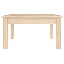 Acheter ComfortXL Table Basse 55x55x30 Cm Bois Massif De Pin