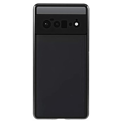 Coque en métal avec boucle de verrouillage, matte, magnétiquement absorbée, noir pour votre Google Pixel 6 Pro