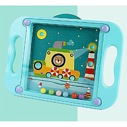 Universal Jouet éducatif 3D pour enfants Puzzle bébé Montessori Labyrinthe Balance Game Jouet (bleu)