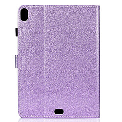 Avis Wewoo Housse Étui Coque Pour iPad Pro 11 2018 Etui à rabat horizontal en cuir avec poudre de scintillement support et fente carte Violet