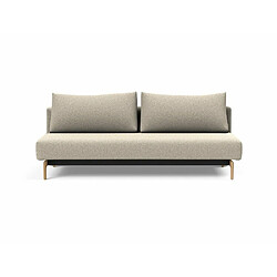 Inside 75 INNOVATION LIVING Canapé design TRYM convertible lit 140*200 cm tissu Bouclé Beige