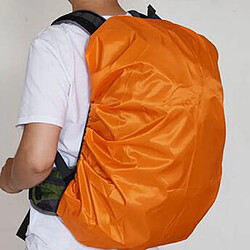 imperméable camping en plein air randonnée sac à dos sac poussière pluie couvrir orange