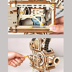 Universal Mécanique Film Projecteur 3D Bois Puzzle Cadeau interactif Jouets faits à la main pour l'apprentissage précoce Développement du cerveau