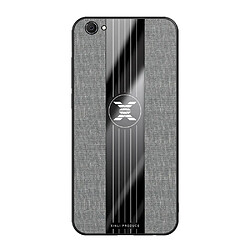 Avis Wewoo Coque Souple Pour étui de protection TPU antichoc Vivo Y67 XINLI Stitching Fabric Gris