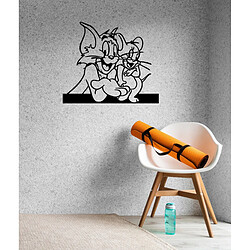 EPIKASA Décoration Murale en Métal Tom et Jerry pas cher