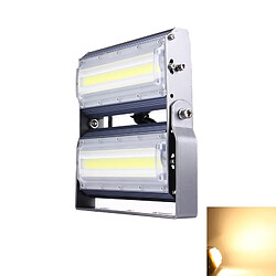 Projecteur LED blanc 100W COB Wewoo Projecteur LED - 100W 10000LM - IP65 - Aluminium - AC 100-240V - Blanc chaud - 26 x 23.2 x 7.4 cm