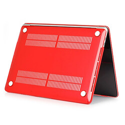 Wewoo Housse Étui rouge pour 2016 MacBook Pro 13,3 pouces avec barre tactile A1706 Chapeau-Prince 2 en 1 cristal dur coque en plastique de protection + Europe Version Ultra-mince TPU couvercle de clavier de pas cher