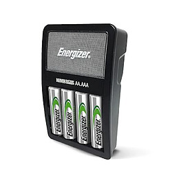 chargeur de pile - energizer maxi + 4 piles aa 2000mah - energizer 321401