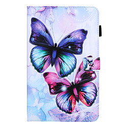 Etui en PU mousse d'impression de modèle papillon pour votre Samsung Galaxy Tab A7 10.4 (2020) T500/T505