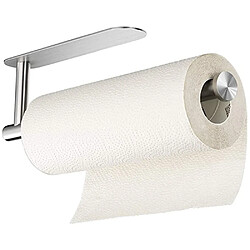 Universal Porte-papier toilette Accessoires de salle de bains en acier inoxydable Porte-papier à rouleaux de cuisine Porte-papiers | Porte-papiers (argent)