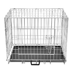 vidaXL Cage métallique et pliable pour chiens M