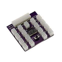 Kalea-Informatique Breakout Board pour alimentation avec connecteur ATX 24 - ATX24 vers 17 x P6 12v