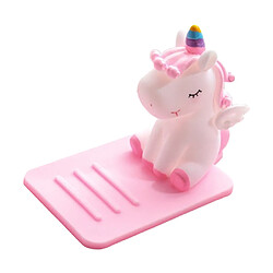 Acheter Support En Caoutchouc Pour Téléphone Portable Cartoon Animal Desktop Phone Stand Holder Pink