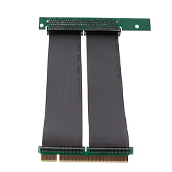 Carte D'extension PCI Riser 1Slot 32bit avec Câble Flexible 15cm pour 1U / 2U pas cher