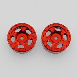 Avis 4x Moyeux De Jante Pour Axial SCX24 AXI00001 AXI90081 RC Rock Crawler Red