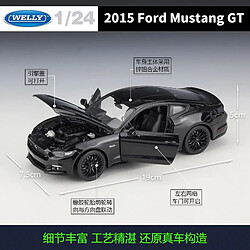 Universal 1: 24 Ford Mustang 2015 & gt ; Voiture de luxe en métal moulée sous pression Retour de chariot Modèle Jouet Collection Cadeau de Noël | Voiture jouet moulée sous pression(Le noir) pas cher