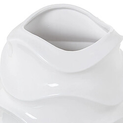 Vase Alexandra House Living Blanc Céramique Brillant 19 x 20 x 38 cm