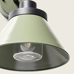 Ledkia Lampe Murale Extérieure Aluminium Medow Vert