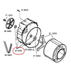 Bosch DEMI CUVE ARRIERE AVEC PALIER