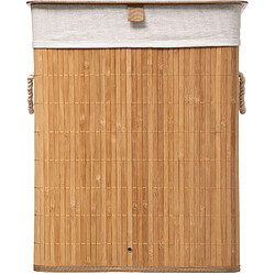 Five Simply Smart Panier à linge design Bamboo - L. 40 x H. 50 cm - Marron