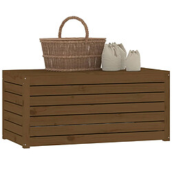 Avis vidaXL Boîte de jardin marron miel 101x50,5x46,5 cm bois massif de pin