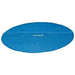 INTEX Couverture solaire de piscine bleu 348 cm polyéthylène