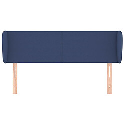 Avis Maison Chic Tête de lit scandinave avec oreilles,meuble de chambre Bleu 103x23x78/88 cm Tissu -MN43208