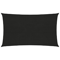 ComfortXL Voile D'ombrage 160 G/m² Noir 2x5 M Pehd