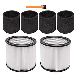 Lot de 7 paires De Remplacement pour Shop Vac Filtre 90304 9030400 90333 90350 903 04 00, S'adapte 90585 Manchon en mousse et Plus De 5 Gallons De