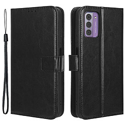 Htdmobiles Housse pour Nokia G22 / G42 5G - etui coque pochette portefeuille + verre trempe - NOIR